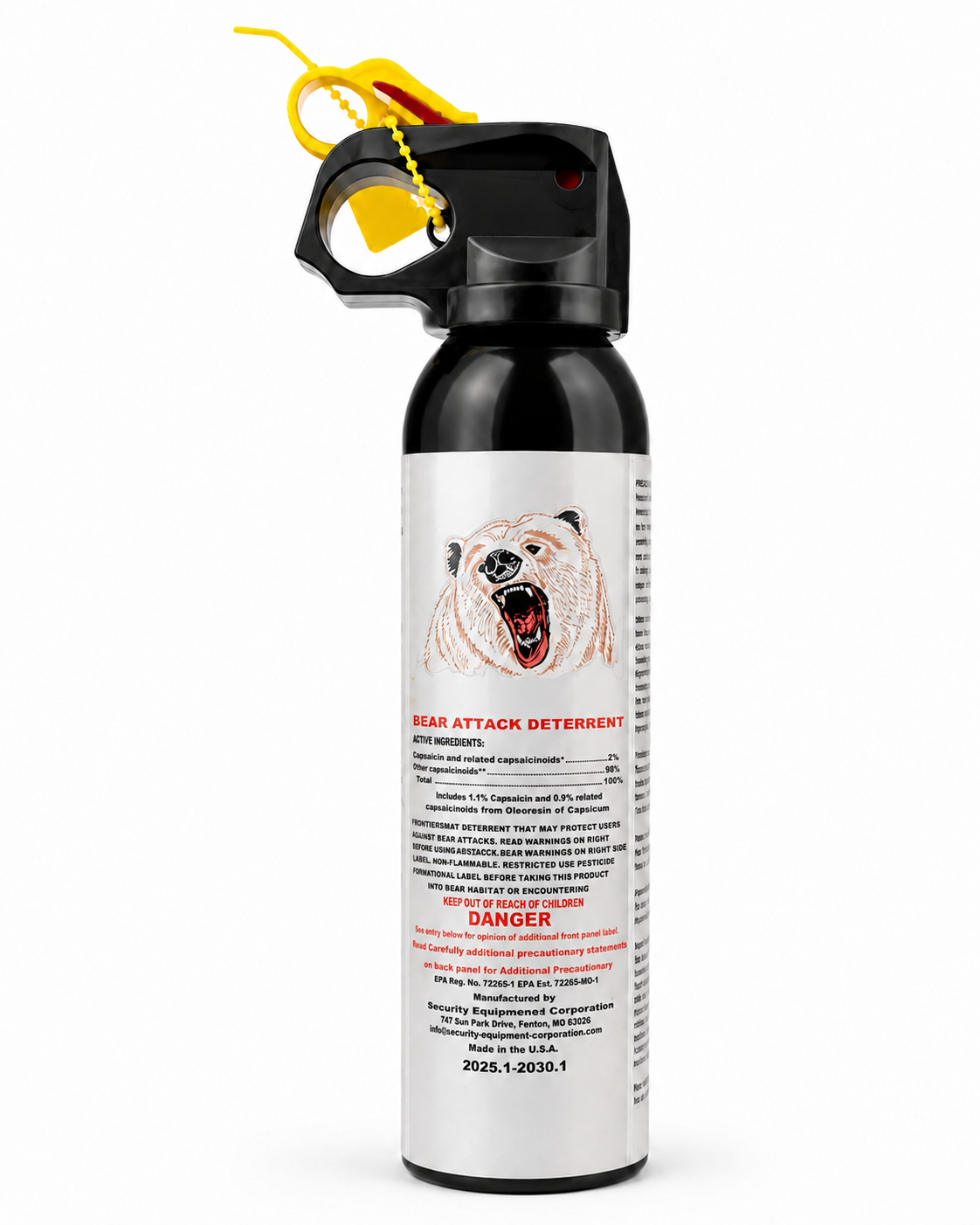 Bear Spray - Guard Alaska Bear Deterrent Self Defense Spray, 9 oz, Max Strength 20% OC, Up to 40ft Range, Great for Hiking, Camping, Hunting