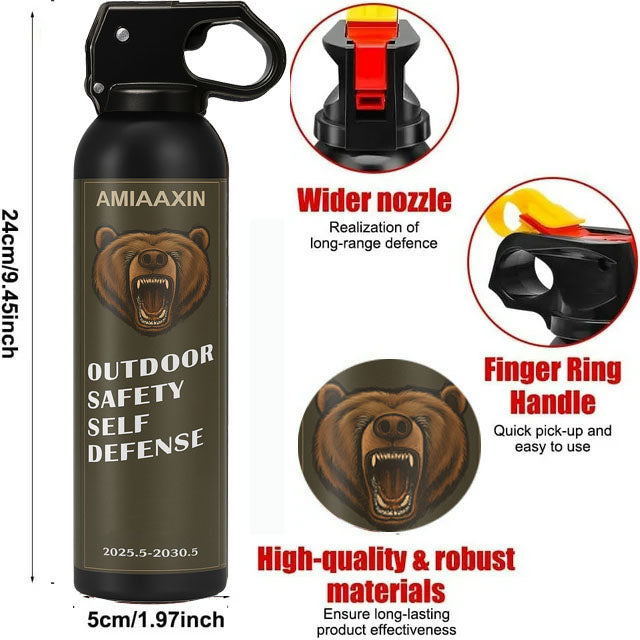 Bear Spray - Guard Alaska Bear Deterrent Self Defense Spray9 oz, Max Strength 20% OC, Up to 40ft Range, Great for Hiking, Camping, Hunting