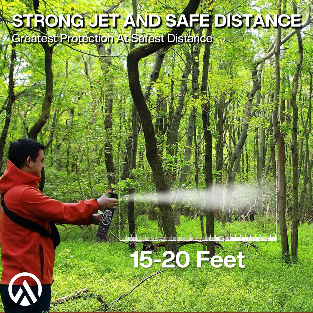 Bear Spray - Guard Alaska Bear Deterrent Self Defense Spray9 oz, Max Strength 20% OC, Up to 40ft Range, Great for Hiking, Camping, Hunting