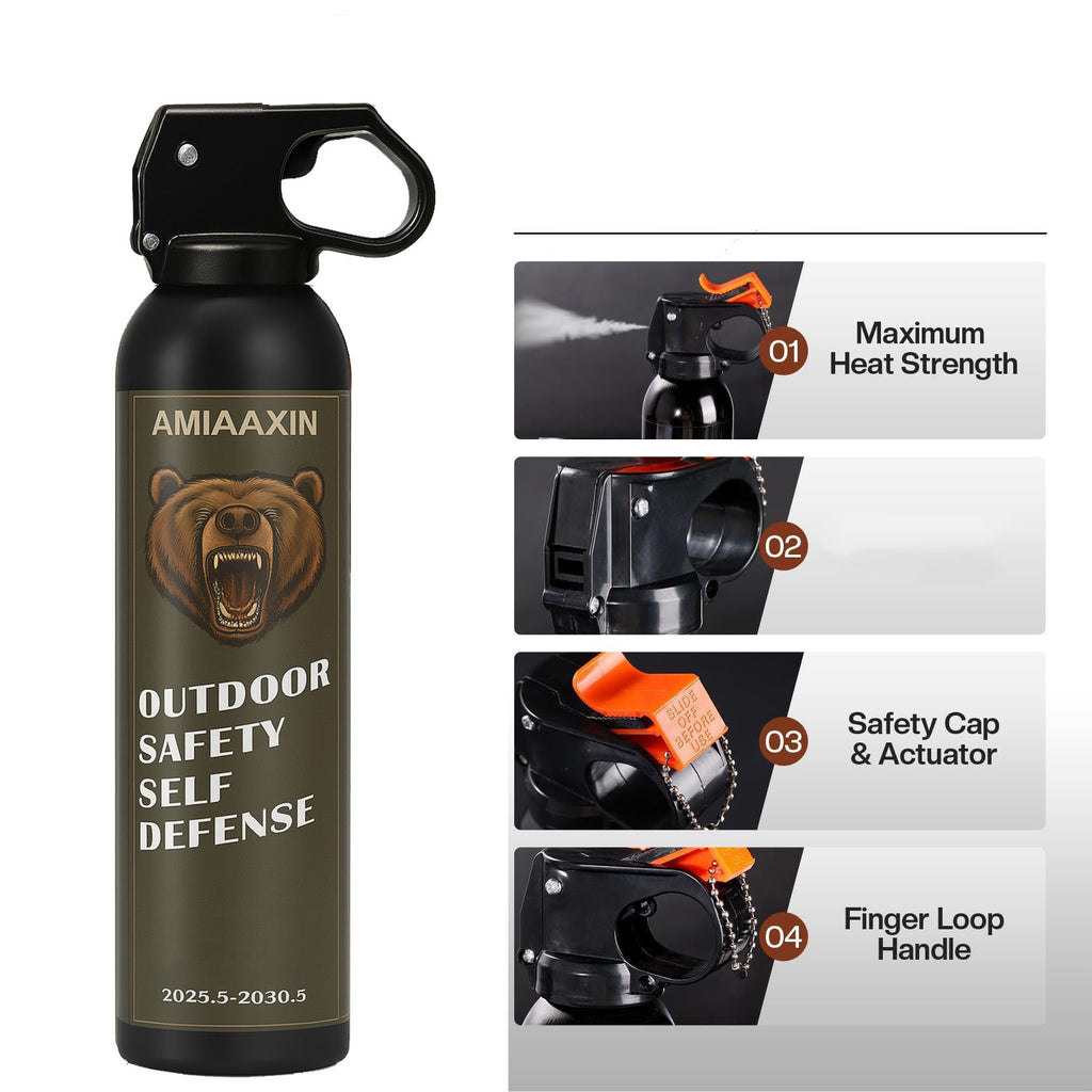 Bear Spray - Guard Alaska Bear Deterrent Self Defense Spray9 oz, Max Strength 20% OC, Up to 40ft Range, Great for Hiking, Camping, Hunting