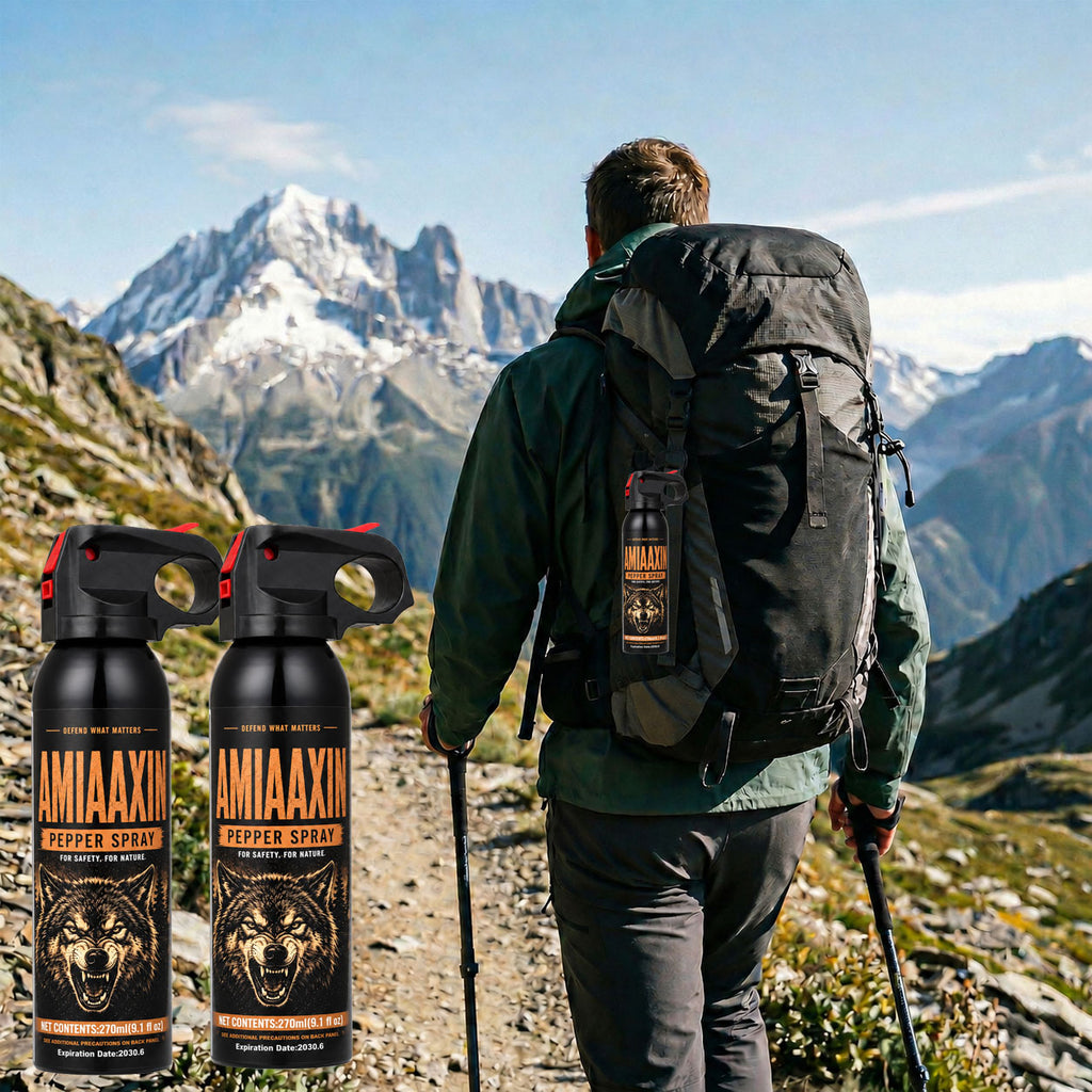 Bear Spray - Guard Alaska Bear Deterrent Self Defense Spray9 oz, Max Strength 20% OC, Up to 40ft Range, Great for Hiking, Camping, Hunting