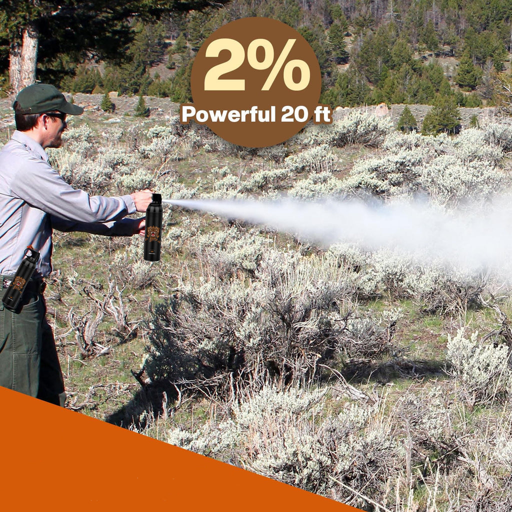 Bear Spray - Guard Alaska Bear Deterrent Self Defense Spray9 oz, Max Strength 20% OC, Up to 40ft Range, Great for Hiking, Camping, Hunting
