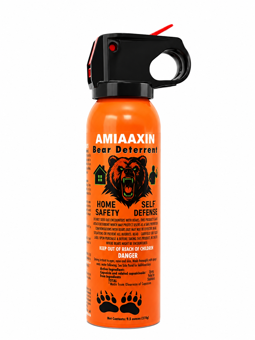 Bear Spray - Guard Alaska Bear Deterrent Self Defense Spray9 oz, Max Strength 20% OC, Up to 40ft Range, Great for Hiking, Camping, Hunting