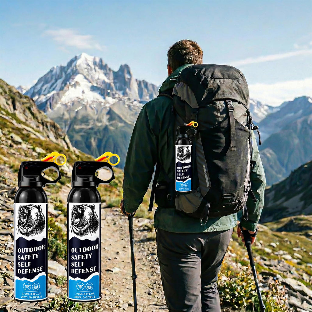 Bear Spray - Guard Alaska Bear Deterrent Self Defense Spray9 oz, Max Strength 20% OC, Up to 40ft Range, Great for Hiking, Camping, Hunting