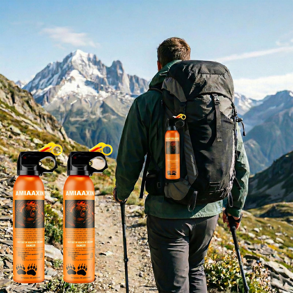 Bear Spray - Guard Alaska Bear Deterrent Self Defense Spray9 oz, Max Strength 20% OC, Up to 40ft Range, Great for Hiking, Camping, Hunting