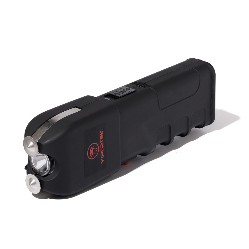 989 Stun Gun for Self Defense Rechargeable with LED Flashlight