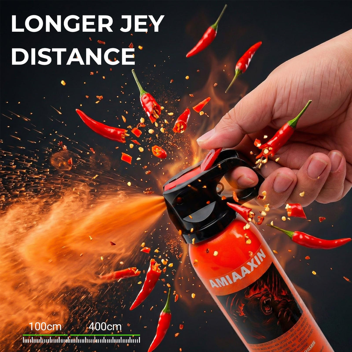 Bear Spray - Guard Alaska Bear Deterrent Self Defense Spray9 oz, Max Strength 20% OC, Up to 40ft Range, Great for Hiking, Camping, Hunting