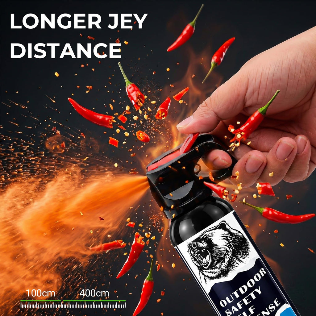 Bear Spray - Guard Alaska Bear Deterrent Self Defense Spray9 oz, Max Strength 20% OC, Up to 40ft Range, Great for Hiking, Camping, Hunting